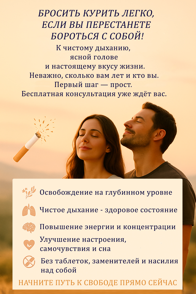 бросить курить легко
